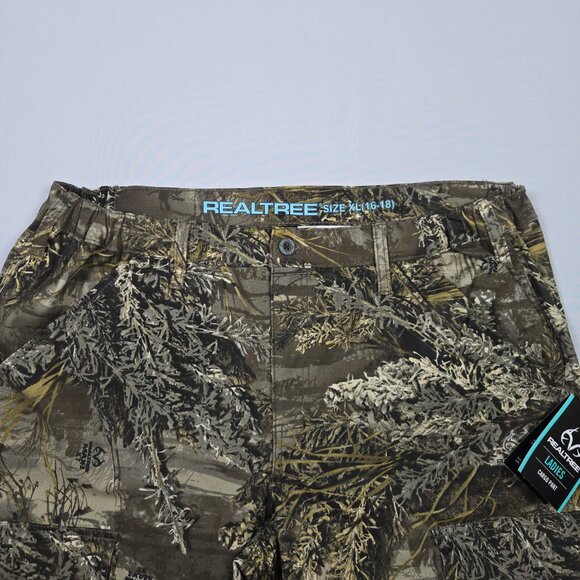 NWT Realtree Max-1 XT Women's Camo Cargo Hunting Pants XL 16-18 Outdoor - Picture 3 of 16